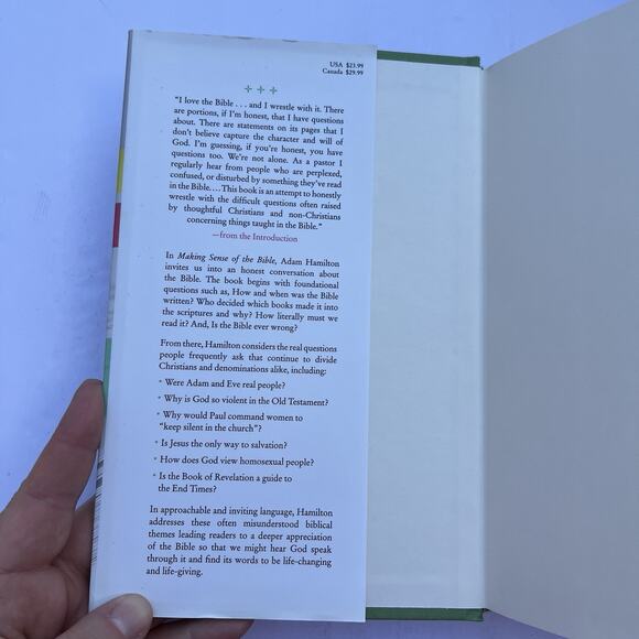 Making Sense of the Bible Rediscovering the Power of Scripture by Adam Hamilton - Picture 2 of 9